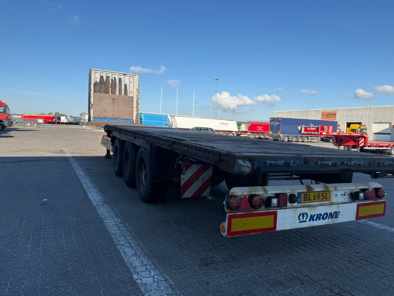 Krone Flatbed / Flachbettauflieger / Ladtrailer - Бордово полуремарке/ Платформа: снимка 5 Krone Flatbed / Flachbettauflieger / Ladtrailer - Бордово полуремарке/ Платформа: снимка 5