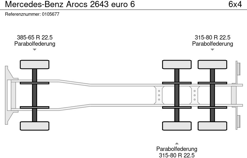Лизинг на Mercedes-Benz Arocs 2643 euro 6 Mercedes-Benz Arocs 2643 euro 6: снимка 18