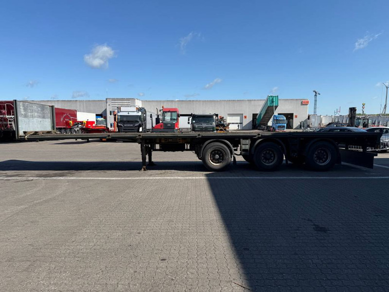 Бордово полуремарке/ Платформа Renders 3-axle Flatbed/Flachbettauflieger/Ladtrailer: снимка 6