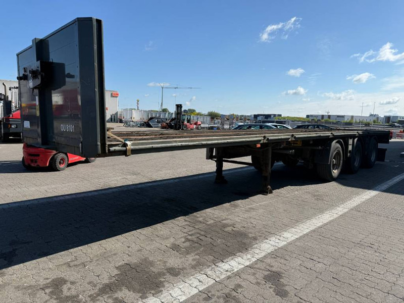 Бордово полуремарке/ Платформа Renders 3-axle Flatbed/Flachbettauflieger/Ladtrailer: снимка 7