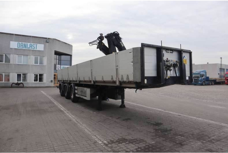 Van Hool Cranetrailer/Krantrailer/Kranauflieger - Бордово полуремарке/ Платформа: снимка 2 Van Hool Cranetrailer/Krantrailer/Kranauflieger - Бордово полуремарке/ Платформа: снимка 2