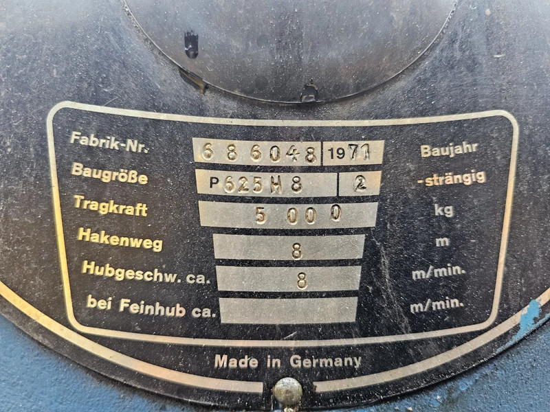 Кран Demag 5000KG P625H8: снимка 11