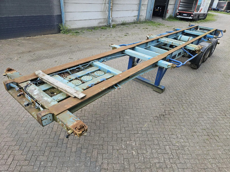 Fruehauf STEELSPRING - Drum - Контейнеровоз/ Сменна каросерия полуремарке: снимка 1 Fruehauf STEELSPRING - Drum - Контейнеровоз/ Сменна каросерия полуремарке: снимка 1