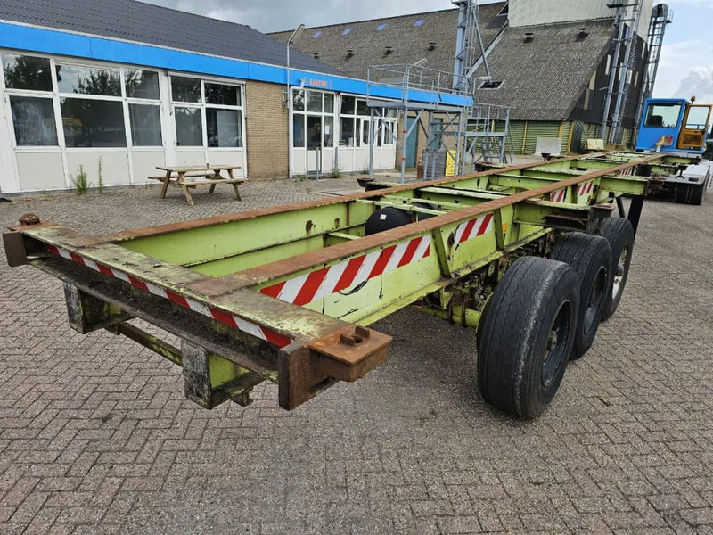 Контейнеровоз/ Сменна каросерия полуремарке Fruehauf Steelspring - Drumbrakes: снимка 7