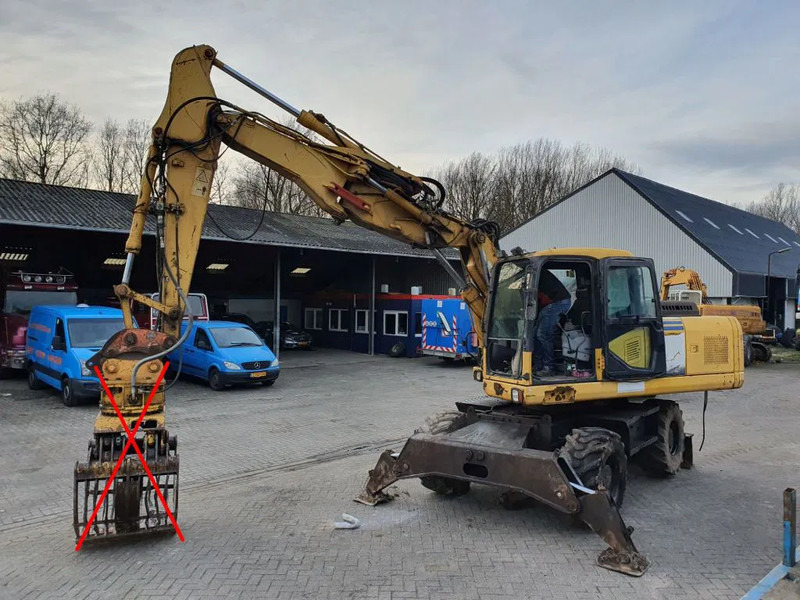 Komatsu PW180-7K - Колесен багер: снимка 1 Komatsu PW180-7K - Колесен багер: снимка 1