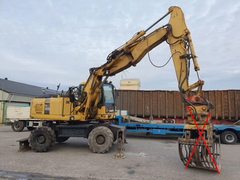 Komatsu PW180-7K - Колесен багер: снимка 2 Komatsu PW180-7K - Колесен багер: снимка 2