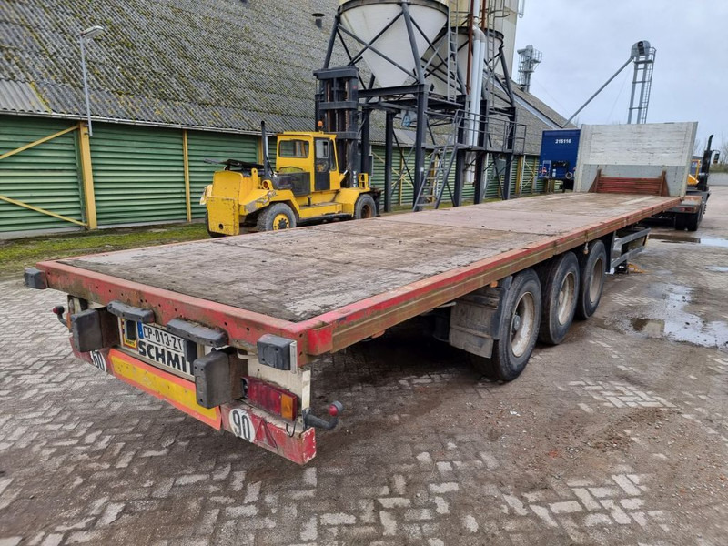 Schmitz Cargobull SCS24 - Бордово полуремарке/ Платформа: снимка 4 Schmitz Cargobull SCS24 - Бордово полуремарке/ Платформа: снимка 4