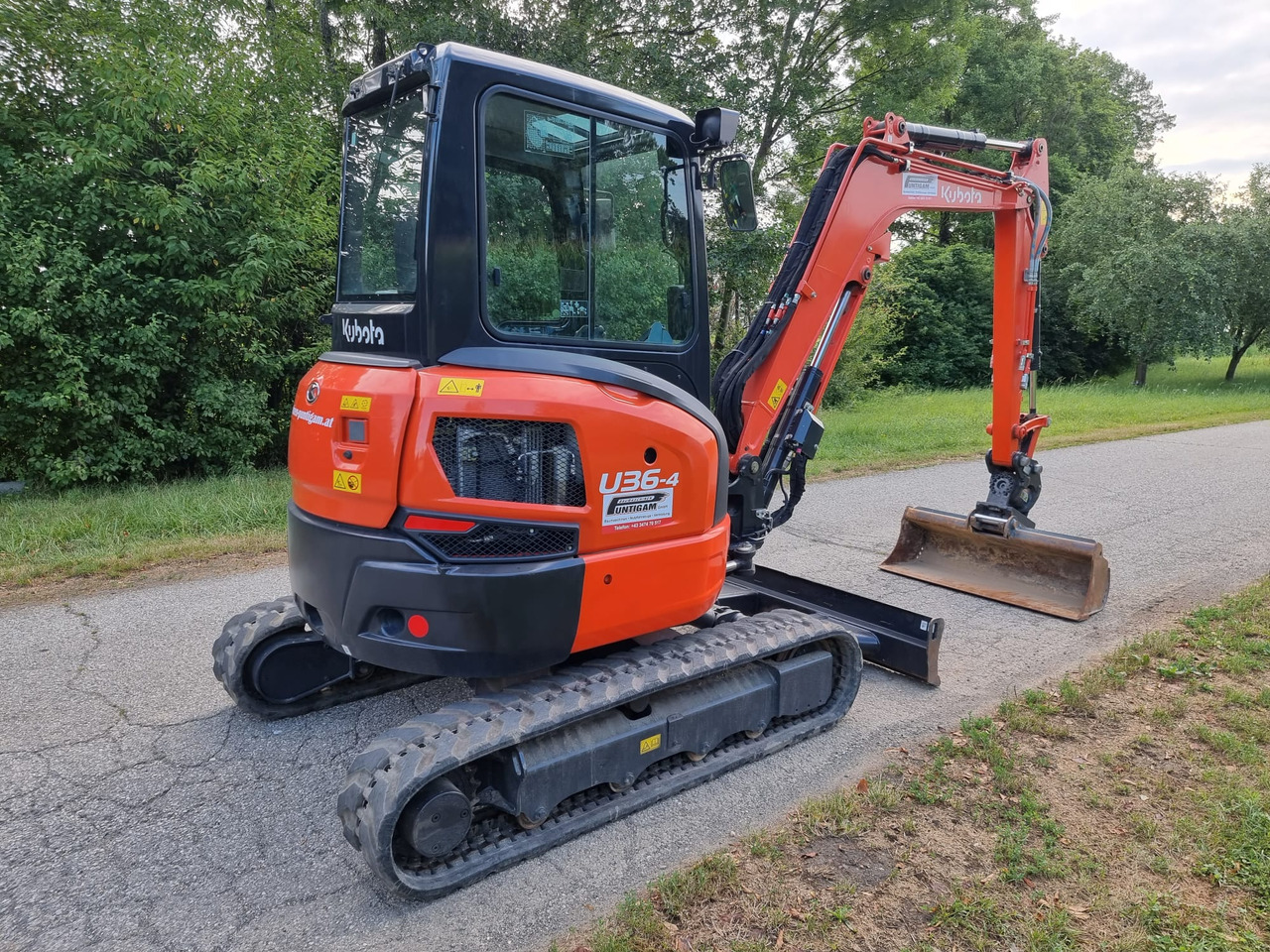 Мини багер KUBOTA U 36-4: снимка 7