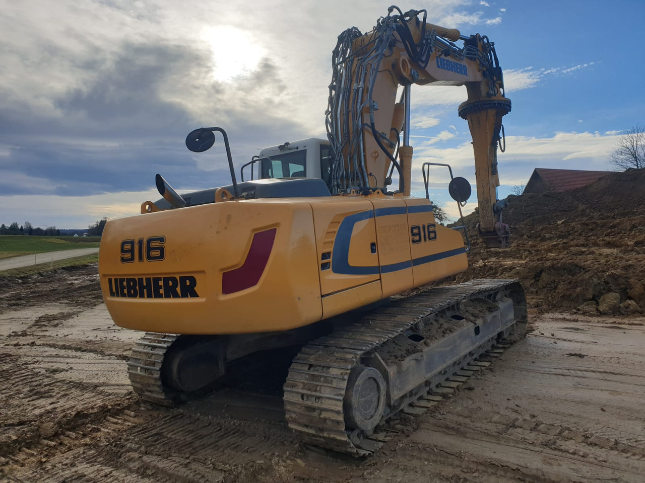 Верижен багер LIEBHERR R 916 LC-423: снимка 7