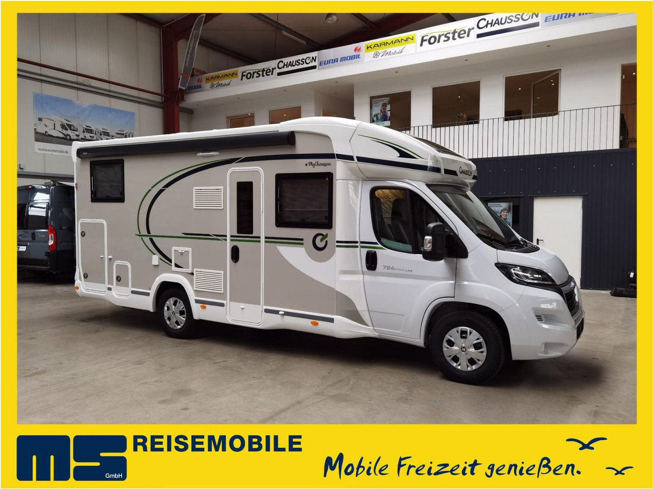Chausson 724 ETAPE - LINE /140PS /ZUBEHÖR & CONNECT PAKET - Полуинтегриран кемпер: снимка 1 Chausson 724 ETAPE - LINE /140PS /ZUBEHÖR & CONNECT PAKET - Полуинтегриран кемпер: снимка 1