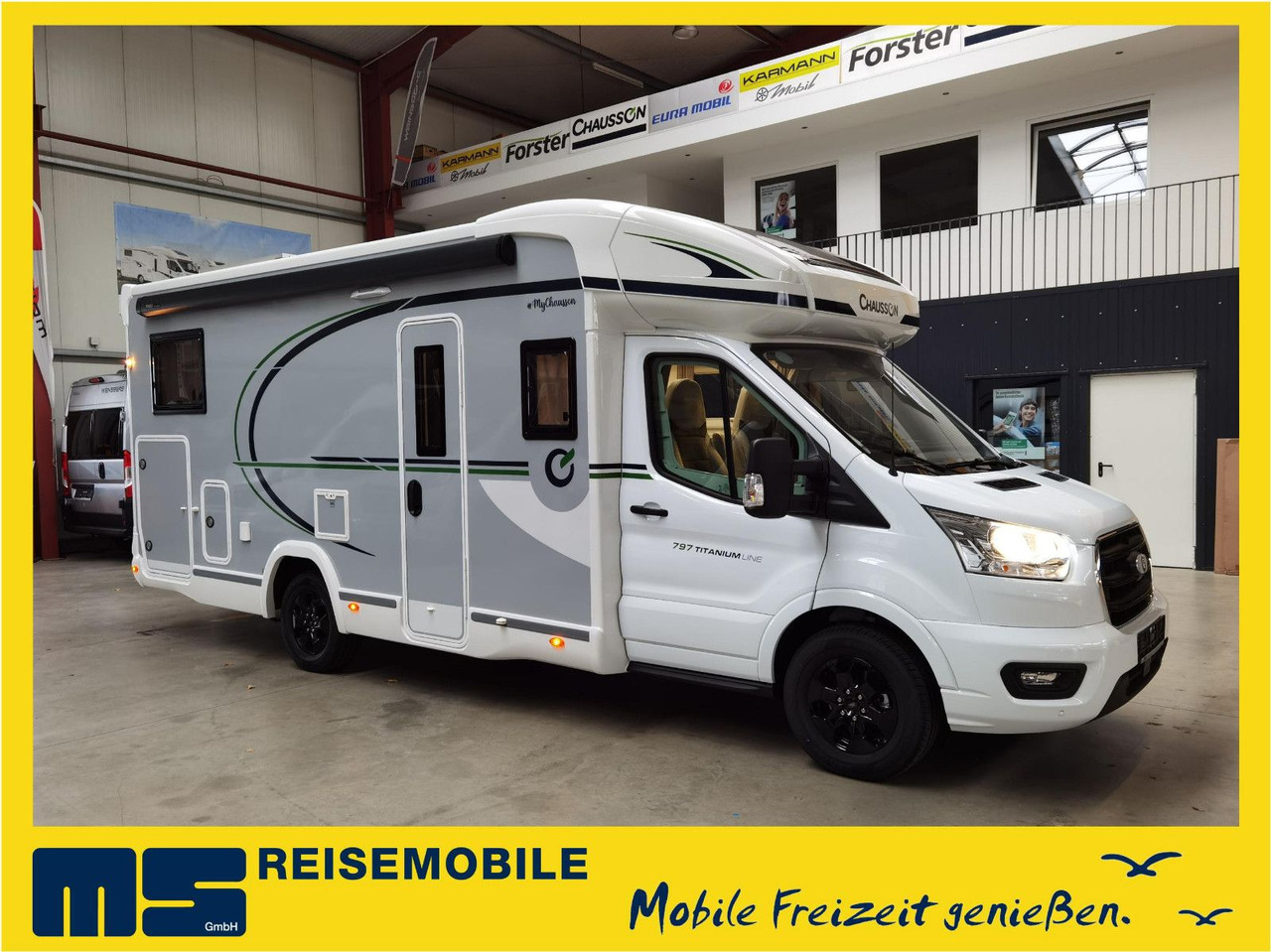 Chausson 797 TITANIUM / -2026- / 165PS-8G. / EINZELBETTEN - Полуинтегриран кемпер: снимка 1 Chausson 797 TITANIUM / -2026- / 165PS-8G. / EINZELBETTEN - Полуинтегриран кемпер: снимка 1