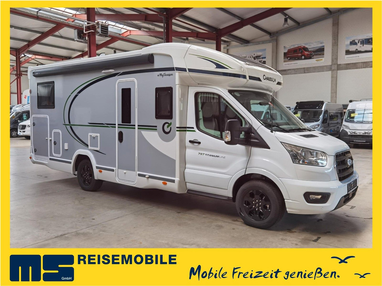 Chausson 797 TITANIUM / - 2026 - / EINZELBETTEN & HUBBETT - Полуинтегриран кемпер: снимка 1 Chausson 797 TITANIUM / - 2026 - / EINZELBETTEN & HUBBETT - Полуинтегриран кемпер: снимка 1
