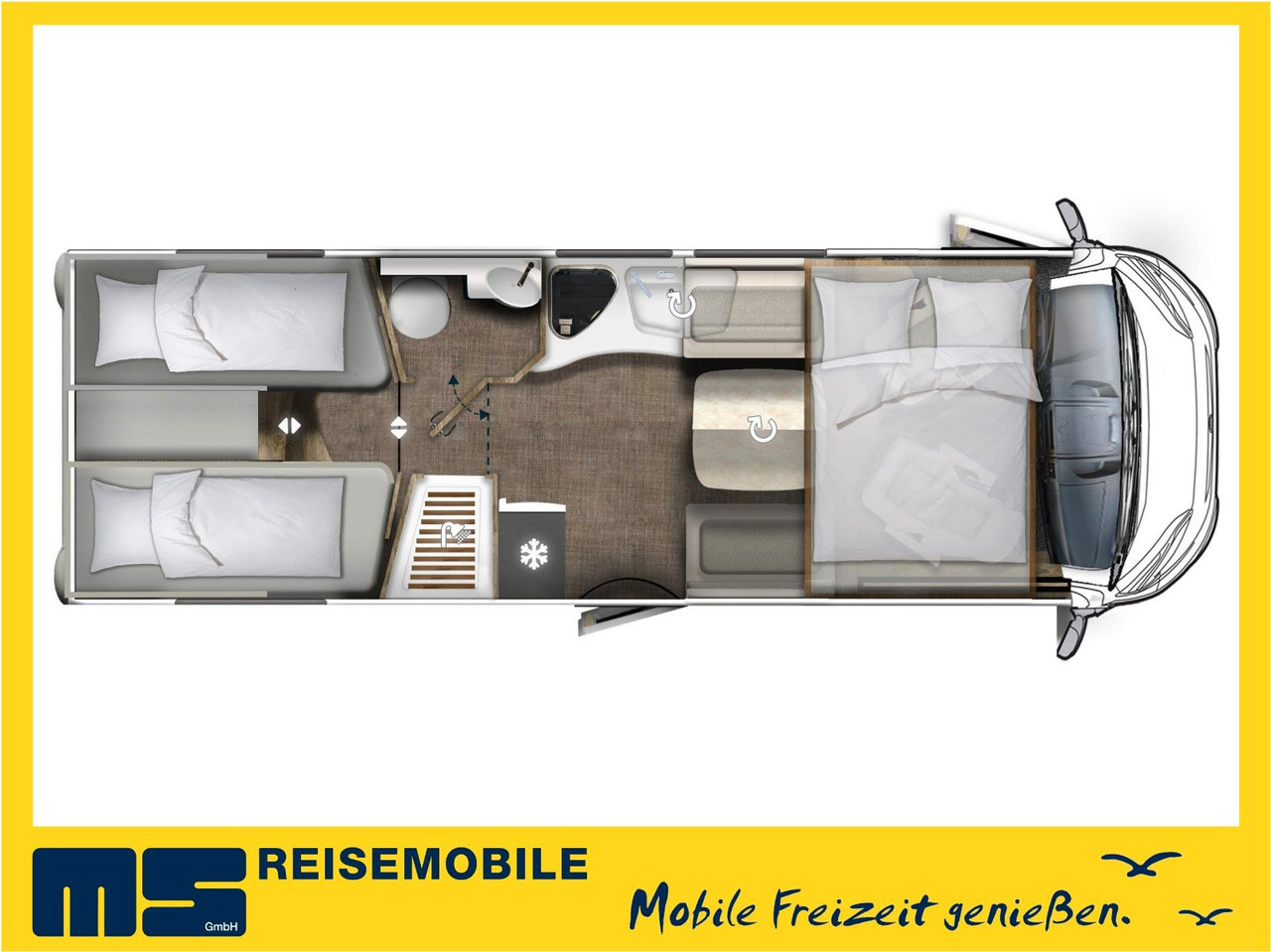 Eura Mobil INTEGRA LINE 720 EF / 180PS-9G 40H /EINZELBETTEN - Интегриран кемпер: снимка 2 Eura Mobil INTEGRA LINE 720 EF / 180PS-9G 40H /EINZELBETTEN - Интегриран кемпер: снимка 2