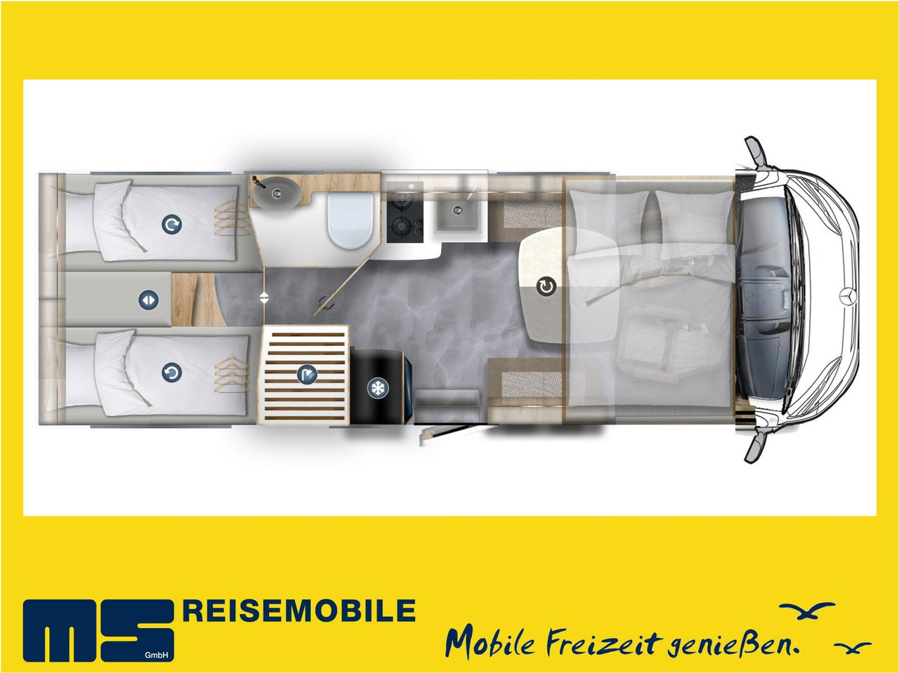 Eura Mobil INTEGRA LINE GT 726 EF /MB 170PS-9G / MOD.2025 - Интегриран кемпер: снимка 2 Eura Mobil INTEGRA LINE GT 726 EF /MB 170PS-9G / MOD.2025 - Интегриран кемпер: снимка 2