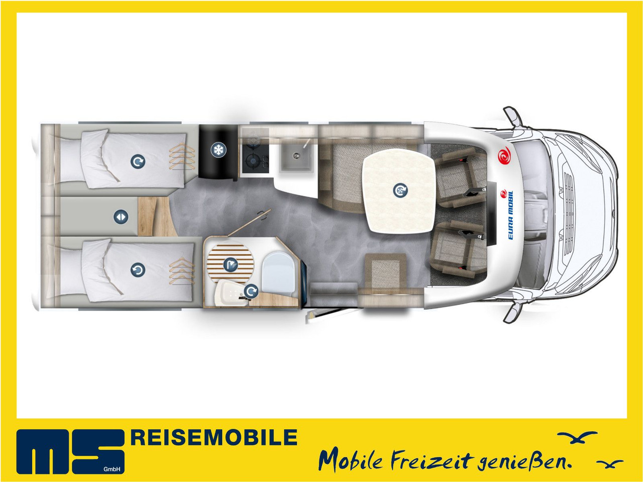 Eura Mobil PROFILA T 695 EB/MOD.2025/MONDIAL/140PS/EINZELB. - Полуинтегриран кемпер: снимка 2 Eura Mobil PROFILA T 695 EB/MOD.2025/MONDIAL/140PS/EINZELB. - Полуинтегриран кемпер: снимка 2
