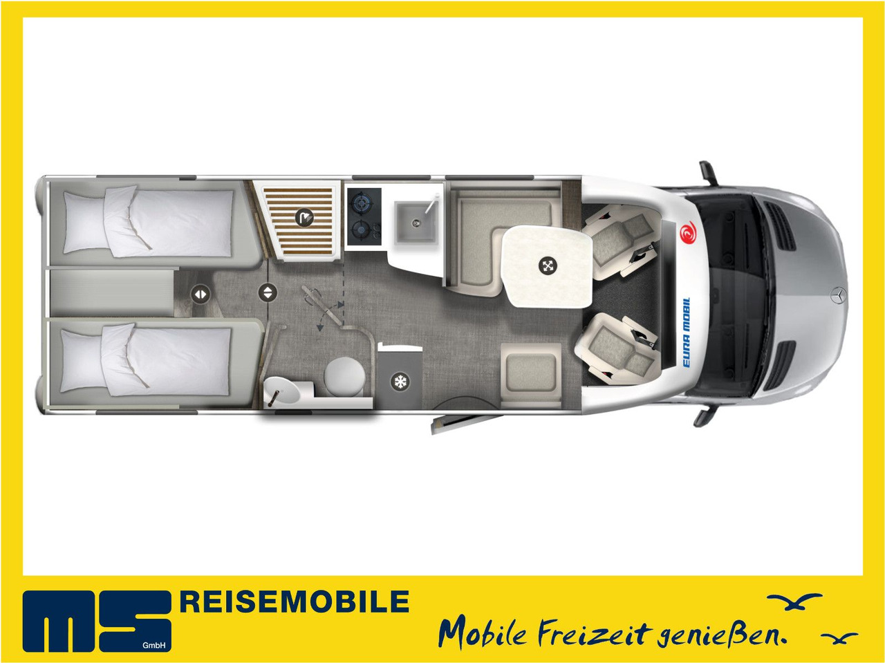 Eura Mobil PROFILA T 726 EB - MODELL 2025 -MONDIAL PLUS & S - Полуинтегриран кемпер: снимка 2 Eura Mobil PROFILA T 726 EB - MODELL 2025 -MONDIAL PLUS & S - Полуинтегриран кемпер: снимка 2
