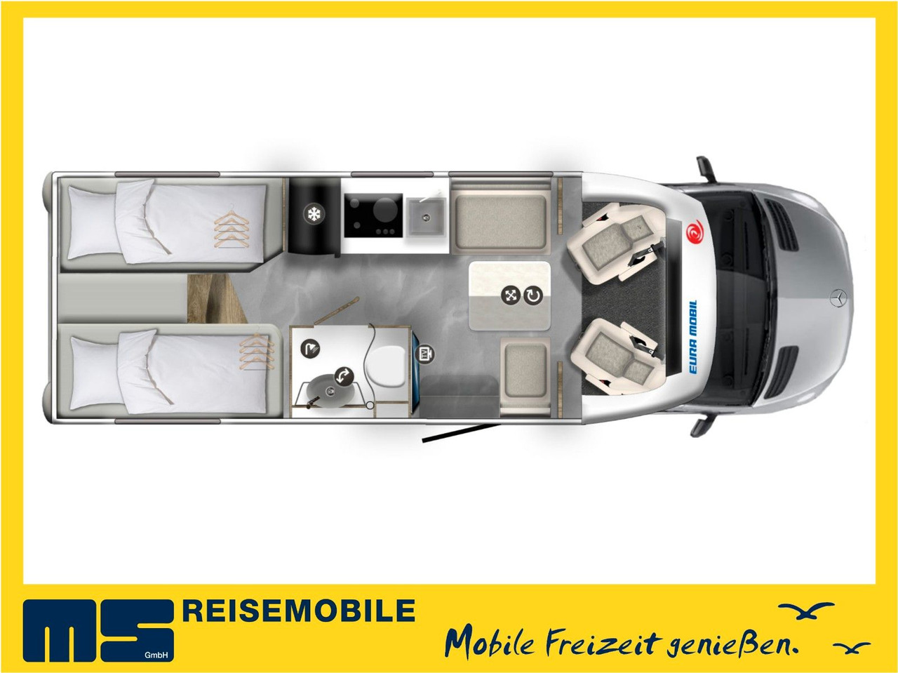 Eura Mobil XTURA 686 EF /MODELL 2025 / 4x4 /TOP-AUSSTATTUNG - Полуинтегриран кемпер: снимка 2 Eura Mobil XTURA 686 EF /MODELL 2025 / 4x4 /TOP-AUSSTATTUNG - Полуинтегриран кемпер: снимка 2