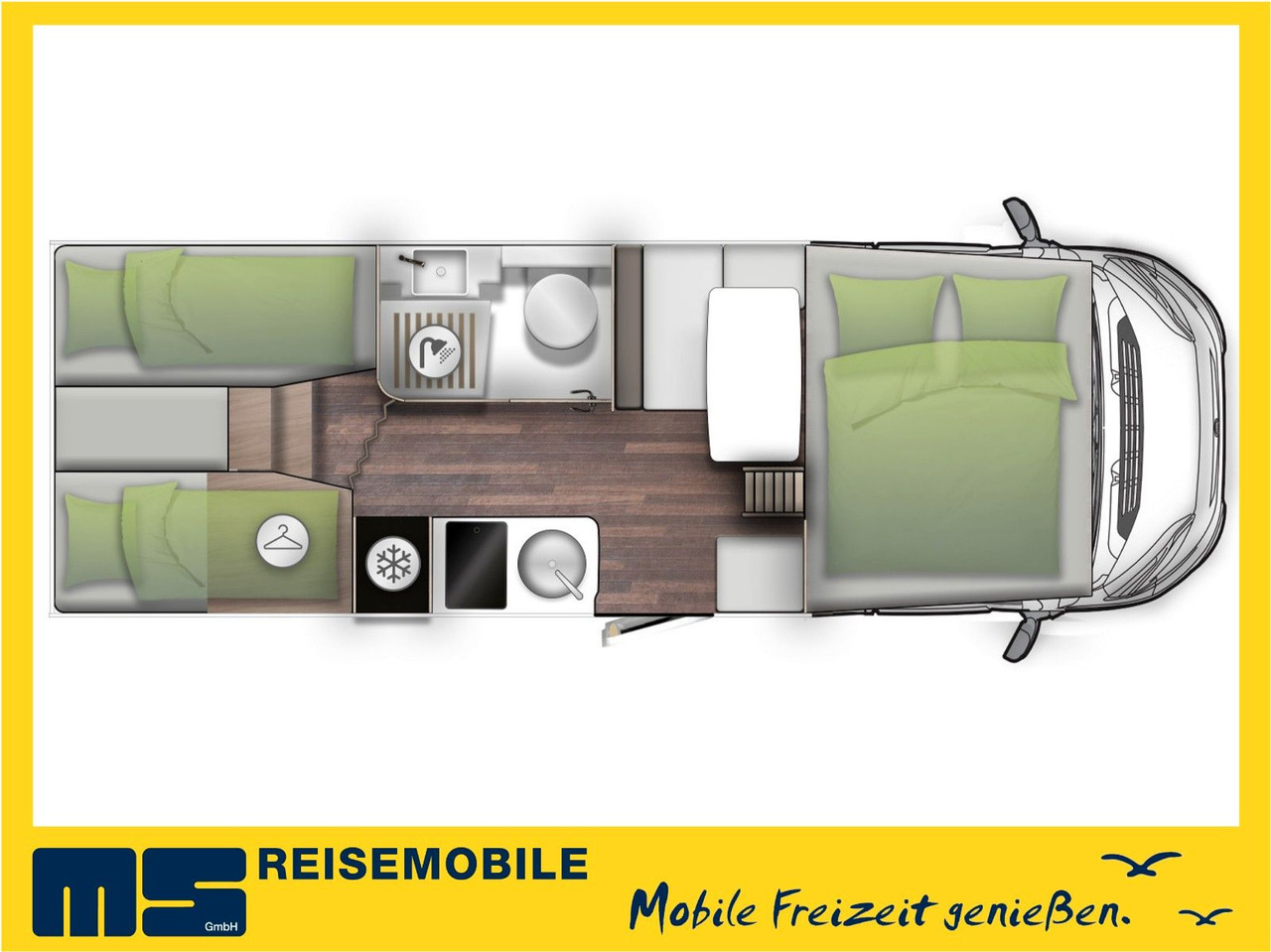 Forster A 699 EB / -MODELL 2025- / 140 PS / EINZELBETTEN - Алковен кемпер: снимка 2 Forster A 699 EB / -MODELL 2025- / 140 PS / EINZELBETTEN - Алковен кемпер: снимка 2