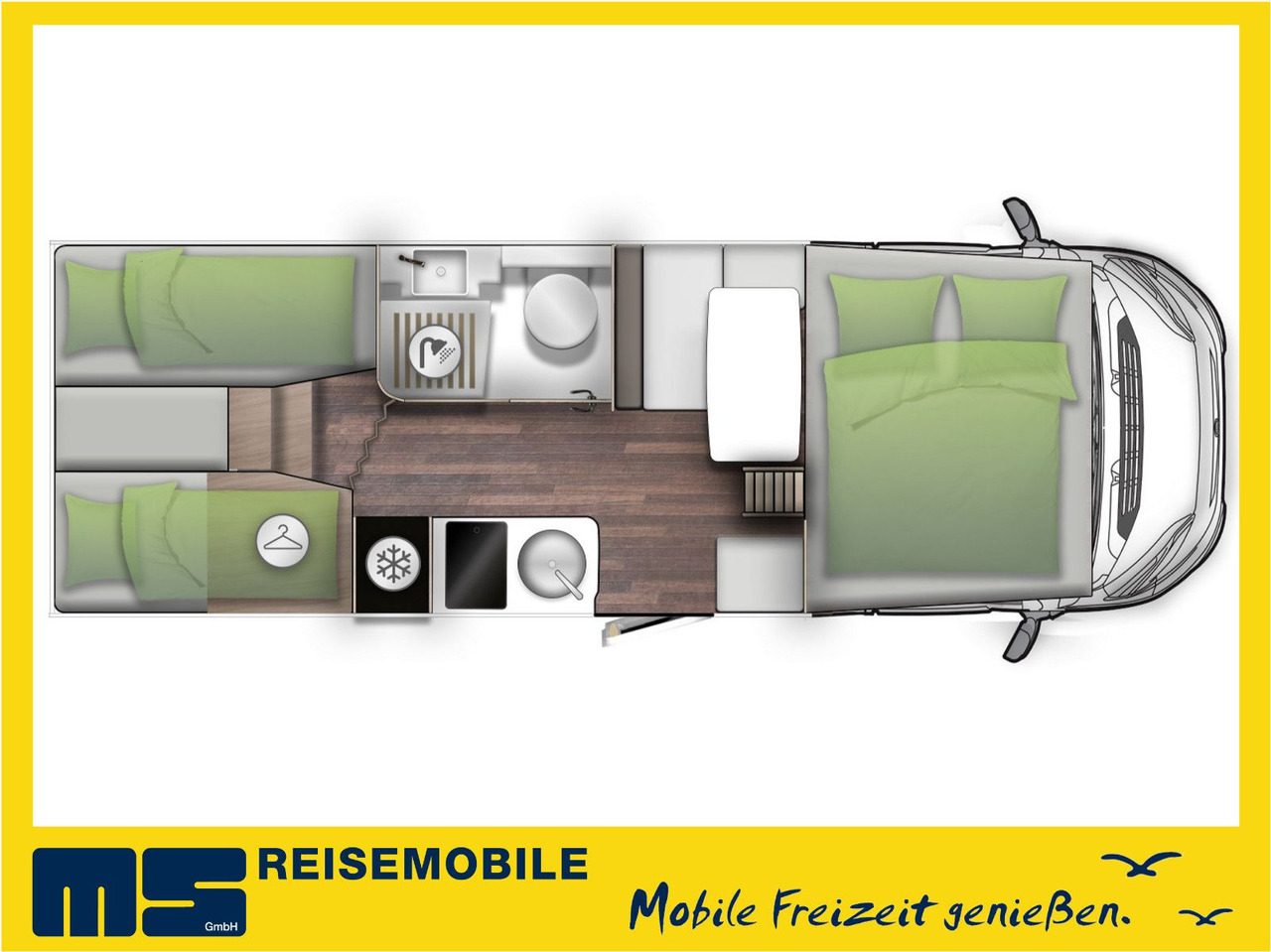 Forster A 699 EB / Modell 2026 / 165PS / EINZELBETTEN - Алковен кемпер: снимка 1 Forster A 699 EB / Modell 2026 / 165PS / EINZELBETTEN - Алковен кемпер: снимка 1