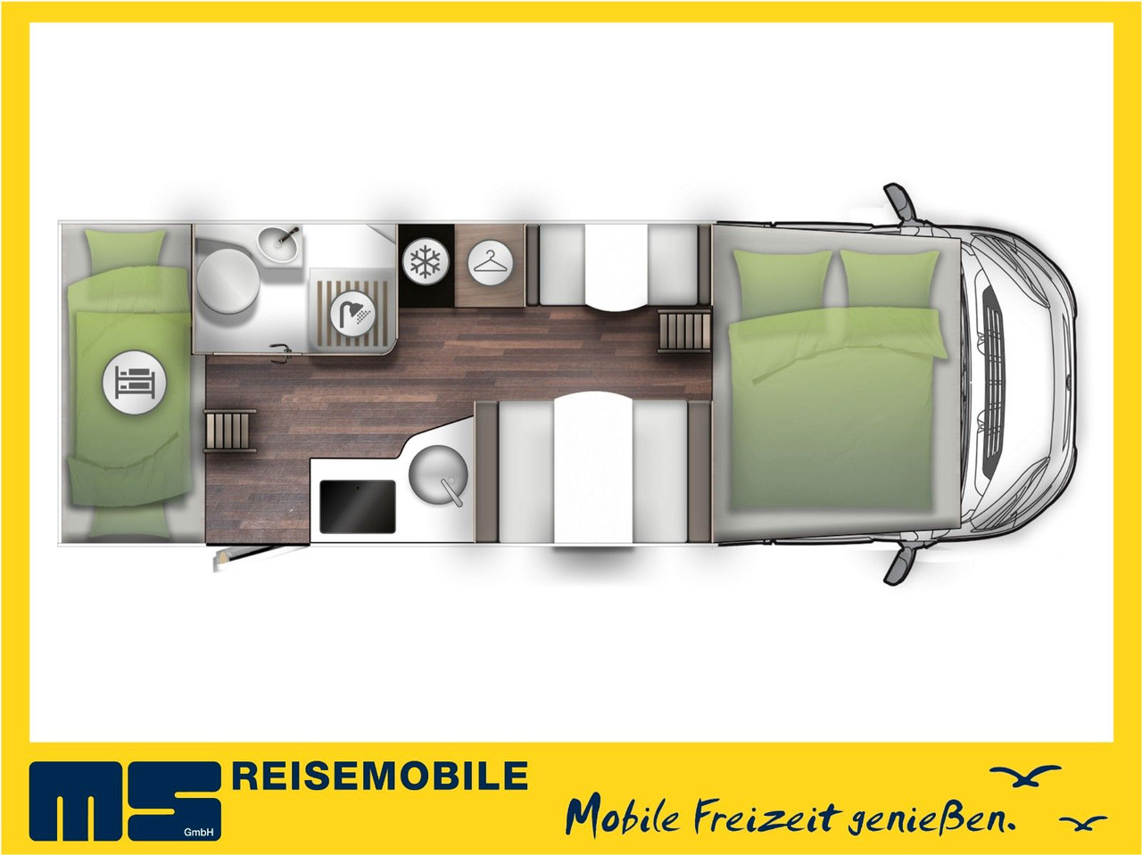 Forster A 699 VB / - MODELL 2025- / 140PS / ETAGENBETTEN - Алковен кемпер: снимка 2 Forster A 699 VB / - MODELL 2025- / 140PS / ETAGENBETTEN - Алковен кемпер: снимка 2