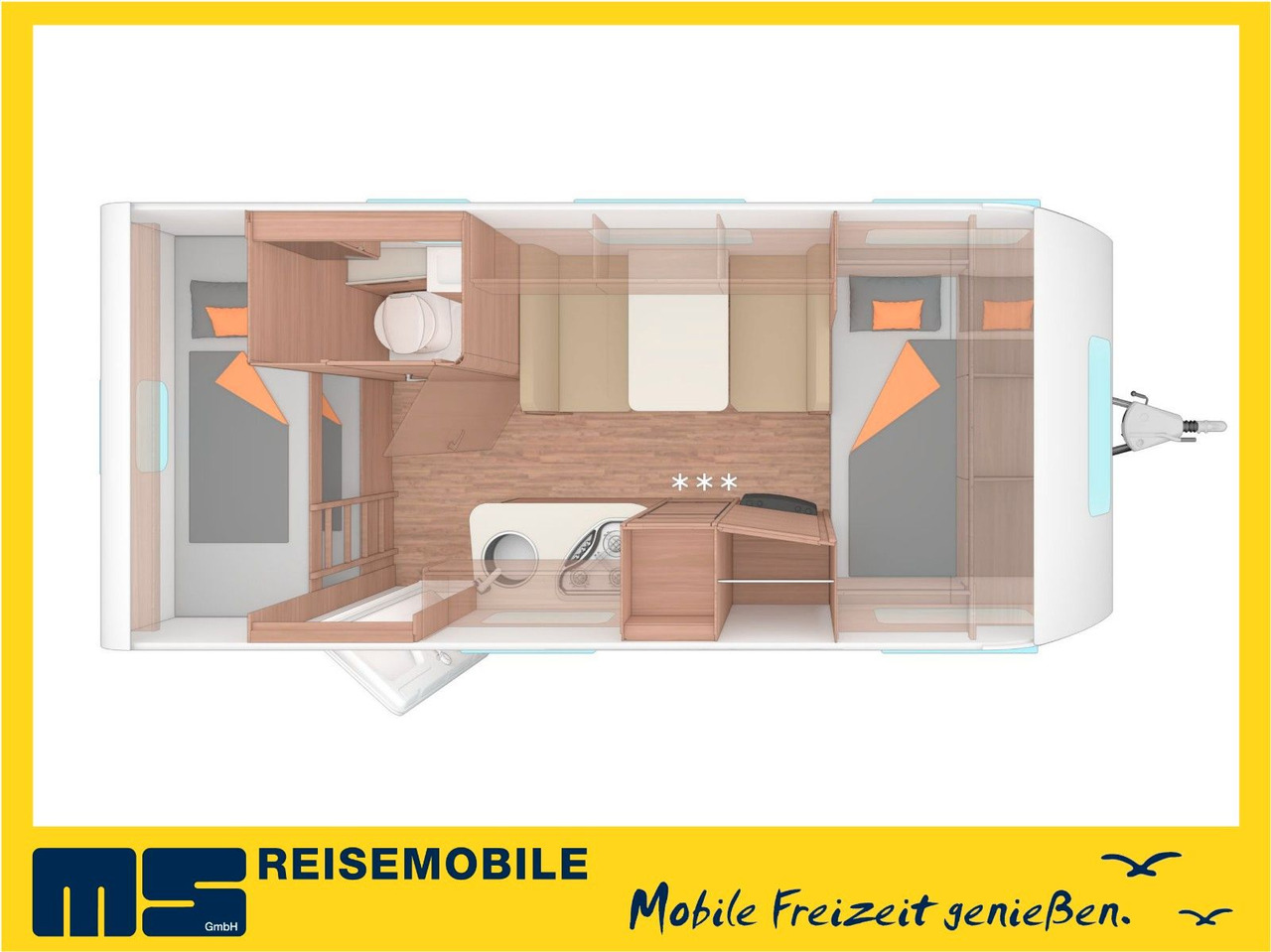 Weinsberg CARAONE 480 QDK / - 2026 - / ETAGENBETTEN - Каравана: снимка 2 Weinsberg CARAONE 480 QDK / - 2026 - / ETAGENBETTEN - Каравана: снимка 2