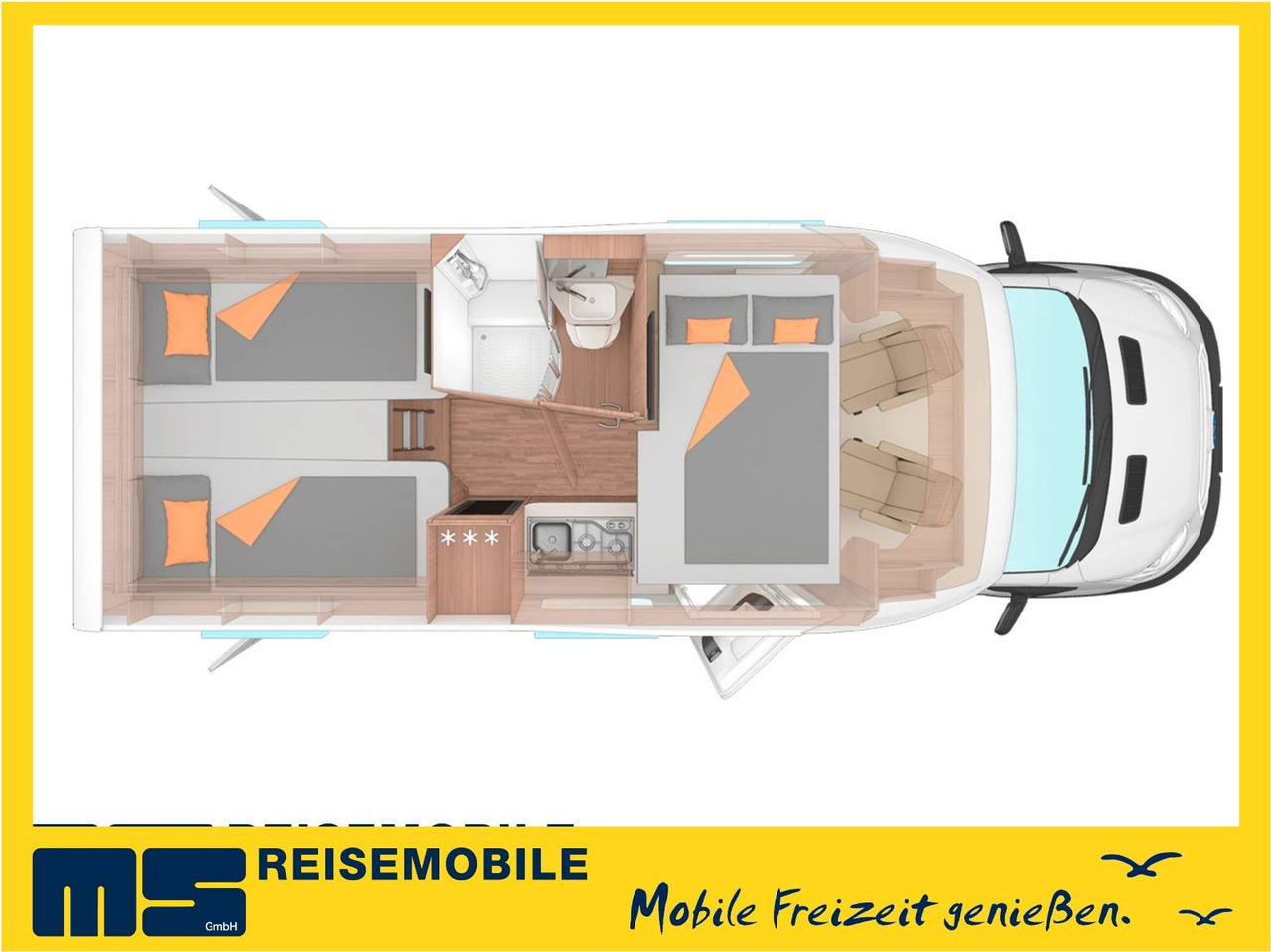 Weinsberg CARASUITE 650 MEG/155-DSG/EINZELBETTEN & HUBBETT - Полуинтегриран кемпер: снимка 2 Weinsberg CARASUITE 650 MEG/155-DSG/EINZELBETTEN & HUBBETT - Полуинтегриран кемпер: снимка 2