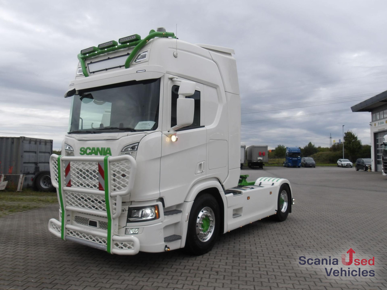 SCANIA R 500 A4x2NB / 2 kreis Hydr / Vollluft / Navi - Влекач: снимка 1 SCANIA R 500 A4x2NB / 2 kreis Hydr / Vollluft / Navi - Влекач: снимка 1