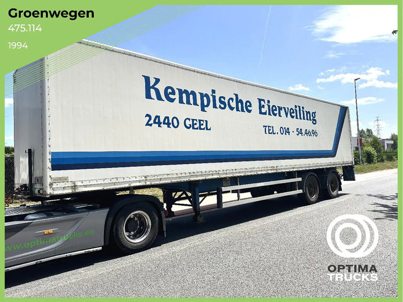 Groenewegen 475.114 - Затворена каросерия полуремарке: снимка 1 Groenewegen 475.114 - Затворена каросерия полуремарке: снимка 1