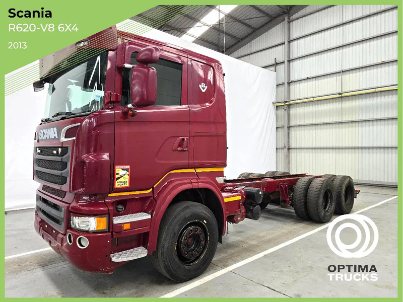 Scania R620-V8 6x4 / RETARDER / AIRCO / EURO 5 - Шаси кабина: снимка 1 Scania R620-V8 6x4 / RETARDER / AIRCO / EURO 5 - Шаси кабина: снимка 1