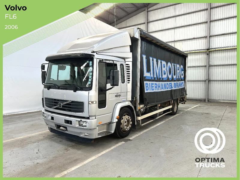 Volvo FL 618 MOTORIZED DROP SIDES / HYDRAULISCHE ZIJGORDIJNEN - Камион с брезент: снимка 1 Volvo FL 618 MOTORIZED DROP SIDES / HYDRAULISCHE ZIJGORDIJNEN - Камион с брезент: снимка 1