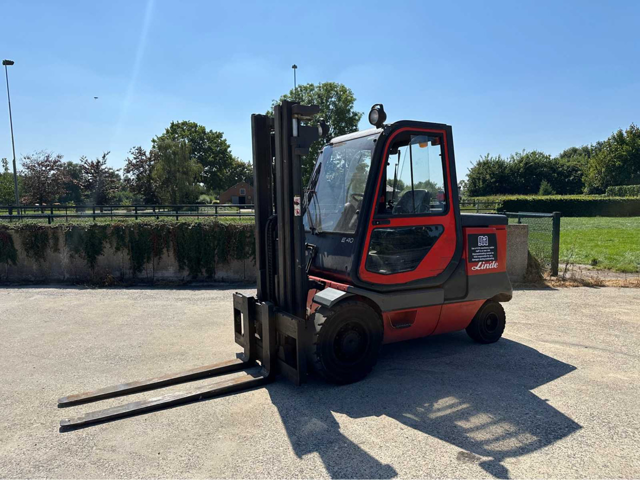 2001 LINDE E40 P 02 FORKLIFT - Мотокар: снимка 1 2001 LINDE E40 P 02 FORKLIFT - Мотокар: снимка 1
