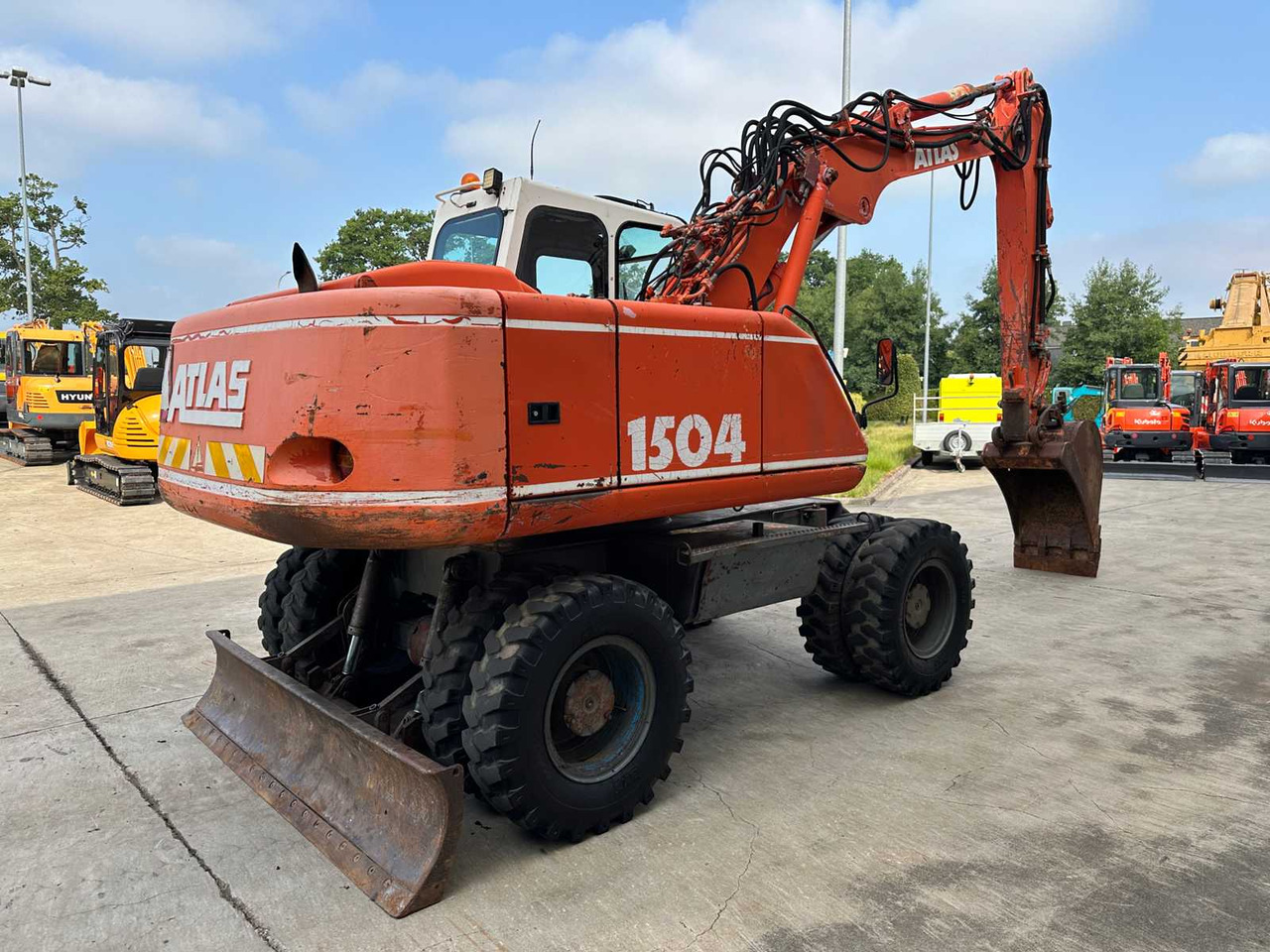 ATLAS 1504M - Колесен багер: снимка 4 ATLAS 1504M - Колесен багер: снимка 4