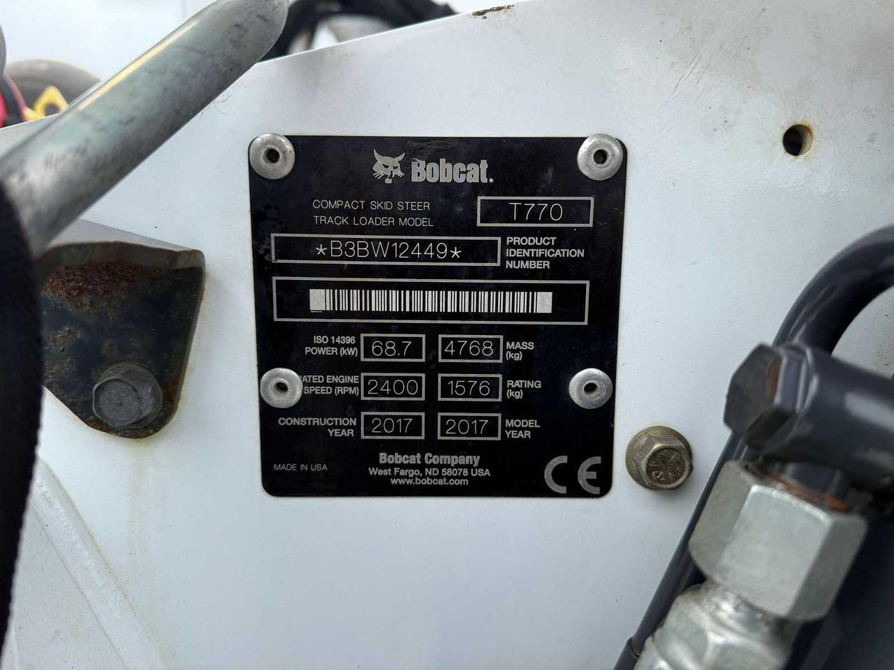 Мини верижен товарач BOBCAT T770 TRACK LOADER: снимка 9