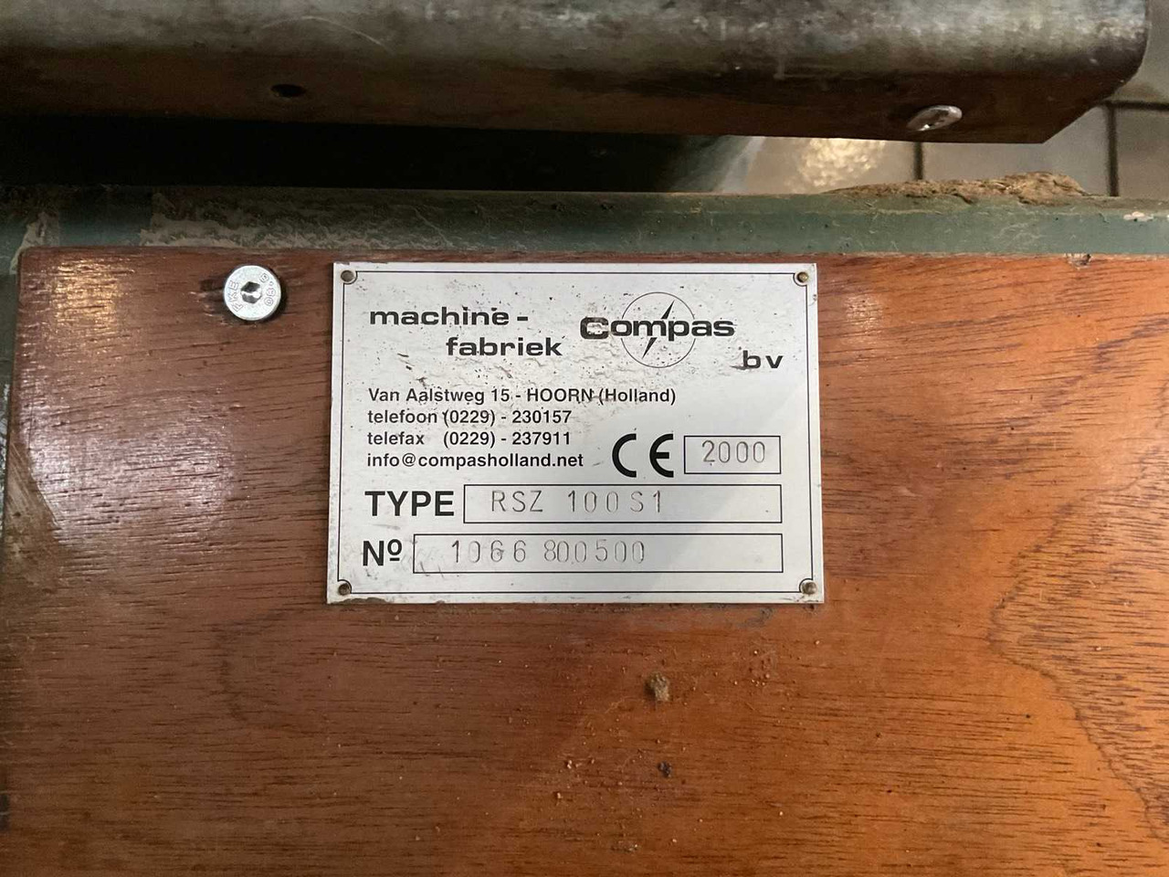 Compas RSZ 100 S1 - Оборудване след прибиране на реколтата: снимка 4 Compas RSZ 100 S1 - Оборудване след прибиране на реколтата: снимка 4