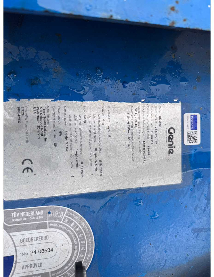 Работна площадка Genie GS-2032: снимка 27