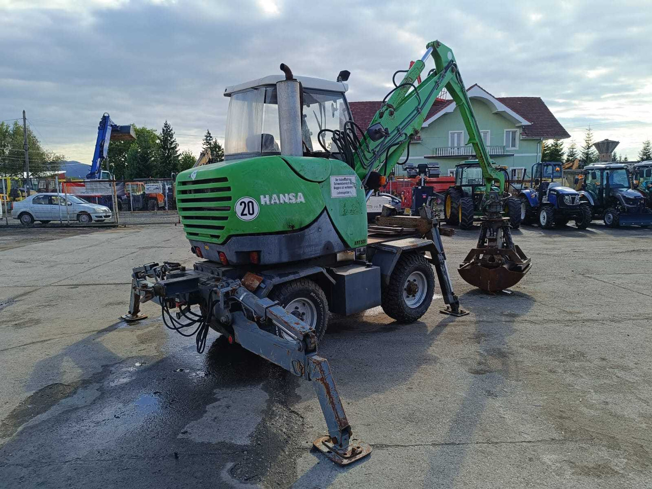 HANSA MASCHINENBAU - APZ 531 - WHEELED EXCAVATOR - 2003 - Колесен багер: снимка 5 HANSA MASCHINENBAU - APZ 531 - WHEELED EXCAVATOR - 2003 - Колесен багер: снимка 5
