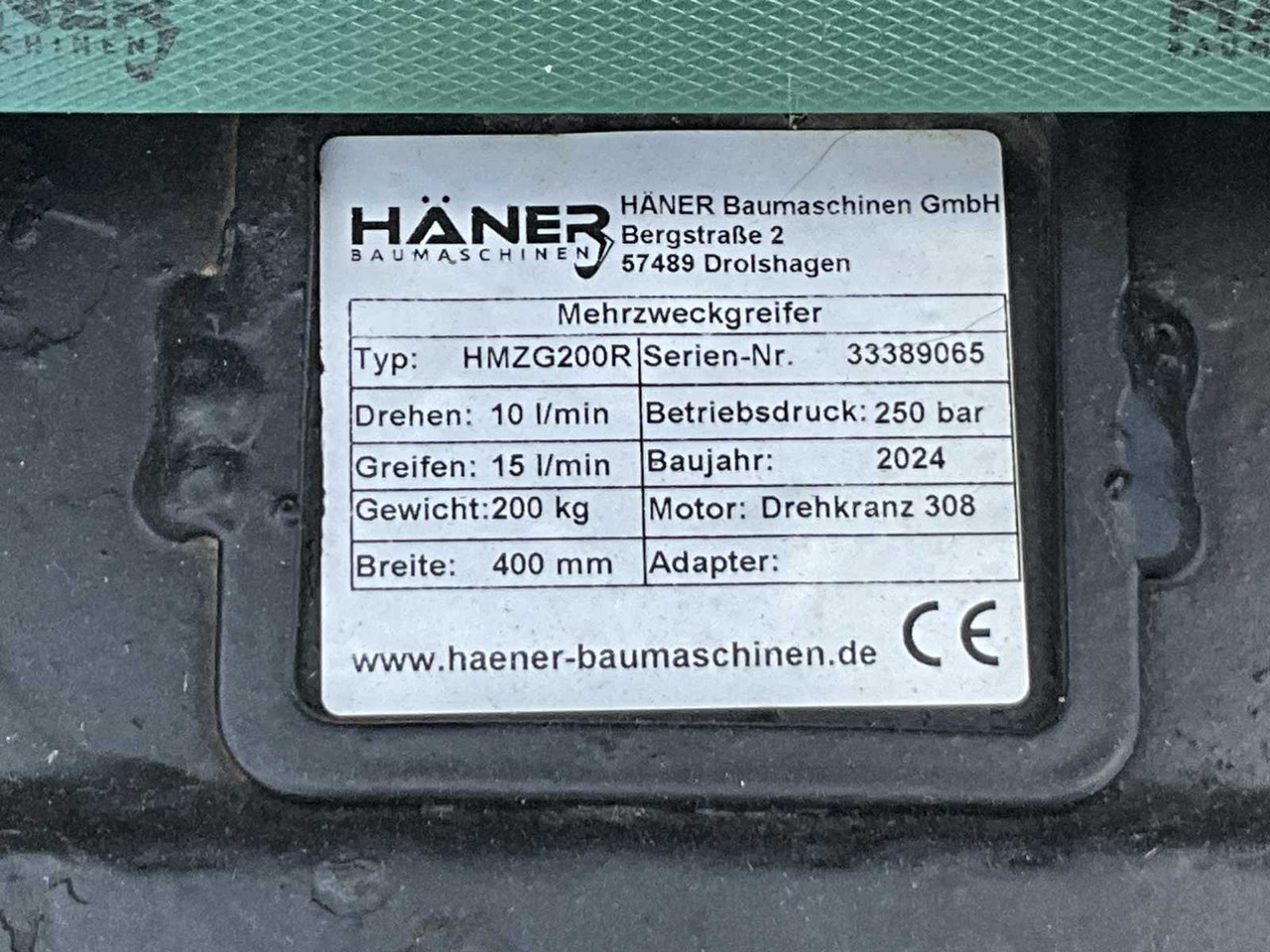 Haener HMZG200R Sorting Grab - Кофа за багер: снимка 3 Haener HMZG200R Sorting Grab - Кофа за багер: снимка 3