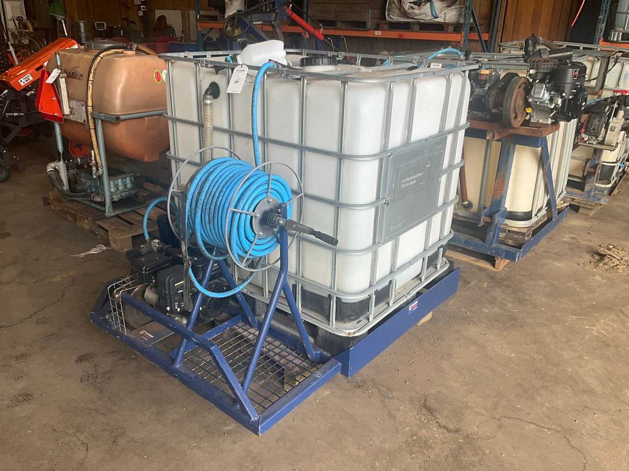 IBC mounted motor barrel sprayer (2x) - Пръскачка: снимка 2 IBC mounted motor barrel sprayer (2x) - Пръскачка: снимка 2
