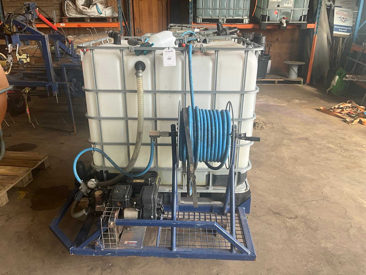 IBC mounted motor barrel sprayer (2x) - Пръскачка: снимка 3 IBC mounted motor barrel sprayer (2x) - Пръскачка: снимка 3