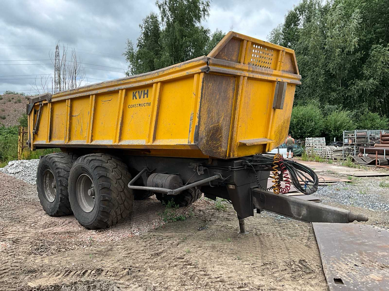 Селскостопанско ремарке самосвал KVH constructie 18TL: снимка 7