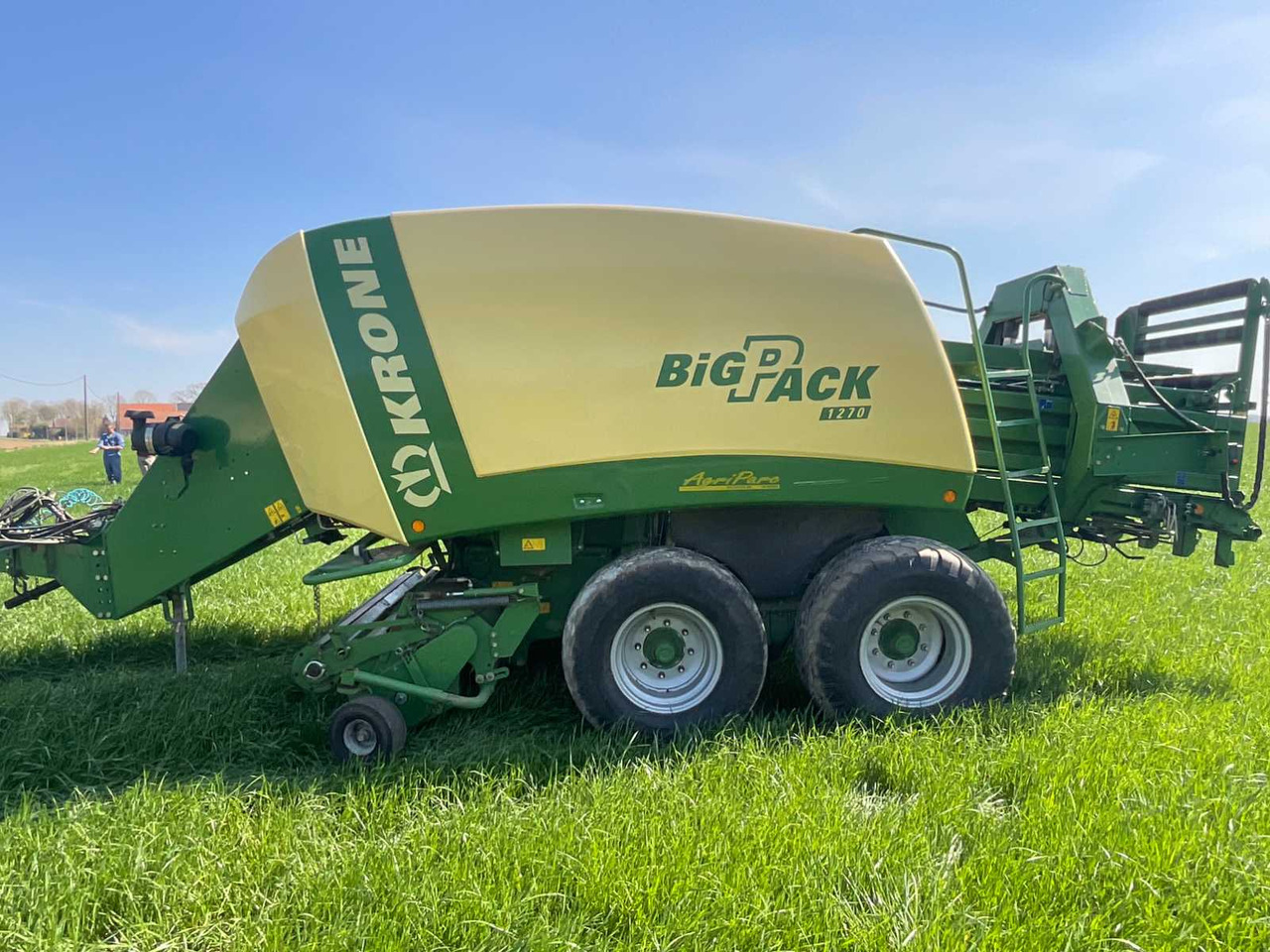 Krone Big pack 1270 - Сламопреса за квадратни бали: снимка 1 Krone Big pack 1270 - Сламопреса за квадратни бали: снимка 1