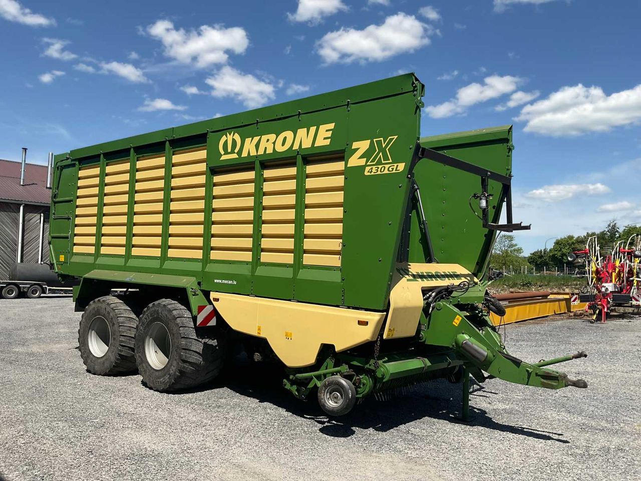 Krone ZX430 GL - Саморазтоварващо се ремарке: снимка 1 Krone ZX430 GL - Саморазтоварващо се ремарке: снимка 1