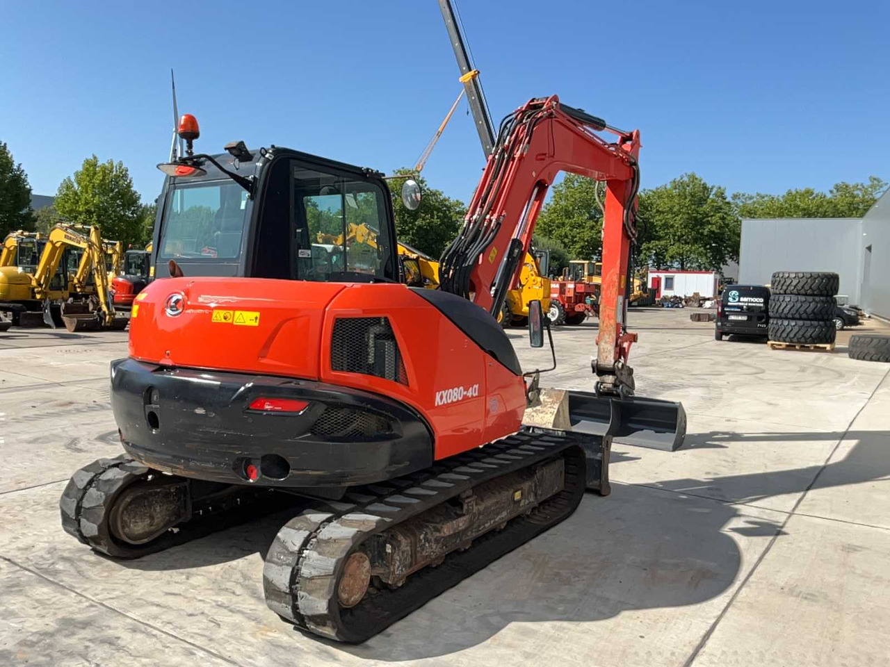 Kubota KX080-4~2 - Верижен багер: снимка 4 Kubota KX080-4~2 - Верижен багер: снимка 4