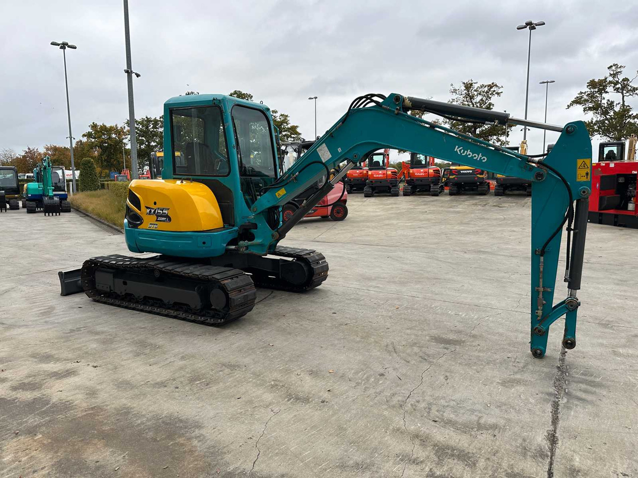 Kubota KX155-3 - Верижен багер: снимка 3 Kubota KX155-3 - Верижен багер: снимка 3