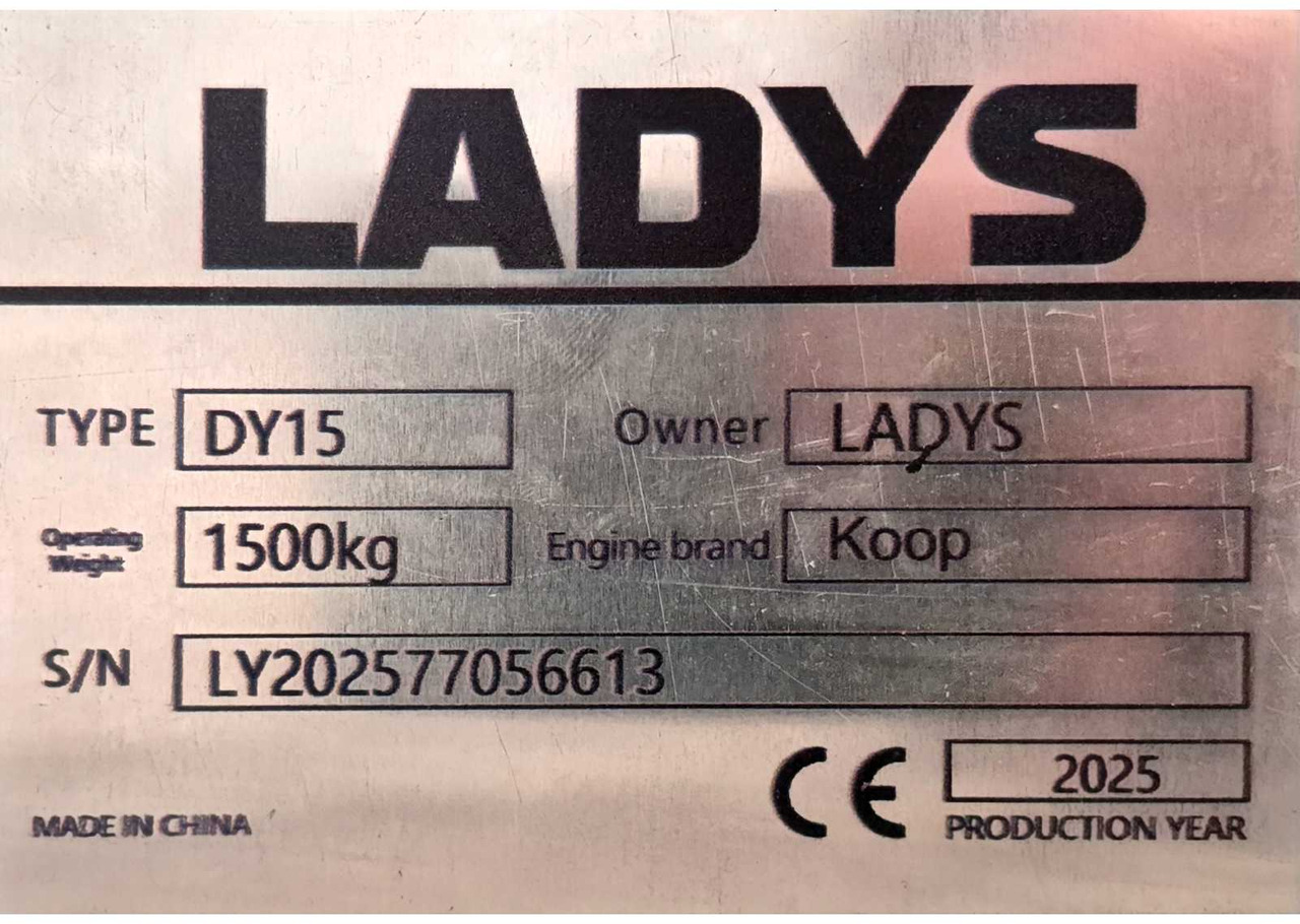 LADYS - 2025 - DY15 - MINI EXCAVATOR - Мини багер: снимка 5 LADYS - 2025 - DY15 - MINI EXCAVATOR - Мини багер: снимка 5