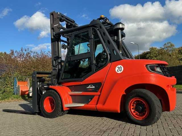 LINDE - 2018 - H80D-03/900 - 8000KG LIFTING CAPACITY ON 900MM - FORKLIFT - Мотокар: снимка 3 LINDE - 2018 - H80D-03/900 - 8000KG LIFTING CAPACITY ON 900MM - FORKLIFT - Мотокар: снимка 3