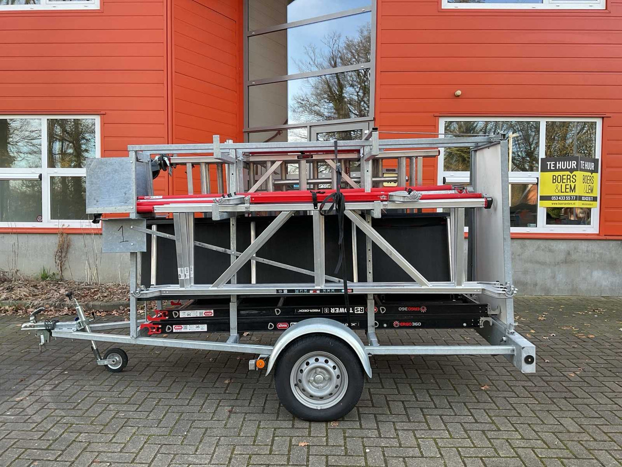 KLAAS ZIJLSTRA SCAFFOLD TRAILER V.V. ALTREX ERGO SCAFFOLD - Ремарке: снимка 1 KLAAS ZIJLSTRA SCAFFOLD TRAILER V.V. ALTREX ERGO SCAFFOLD - Ремарке: снимка 1