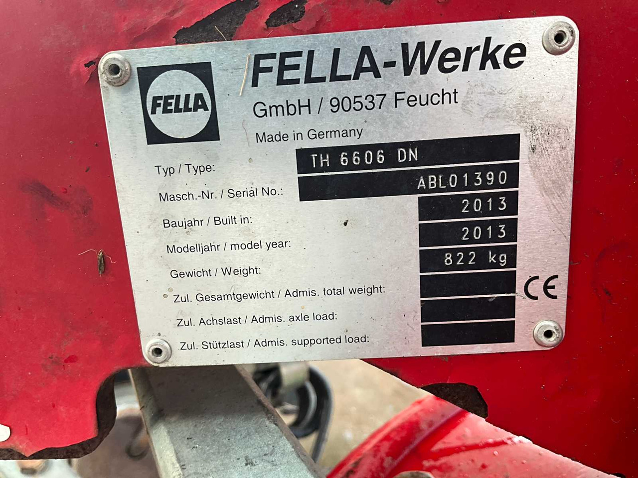 Селскостопанска техника Fella-Werke TH6606 DN: снимка 12