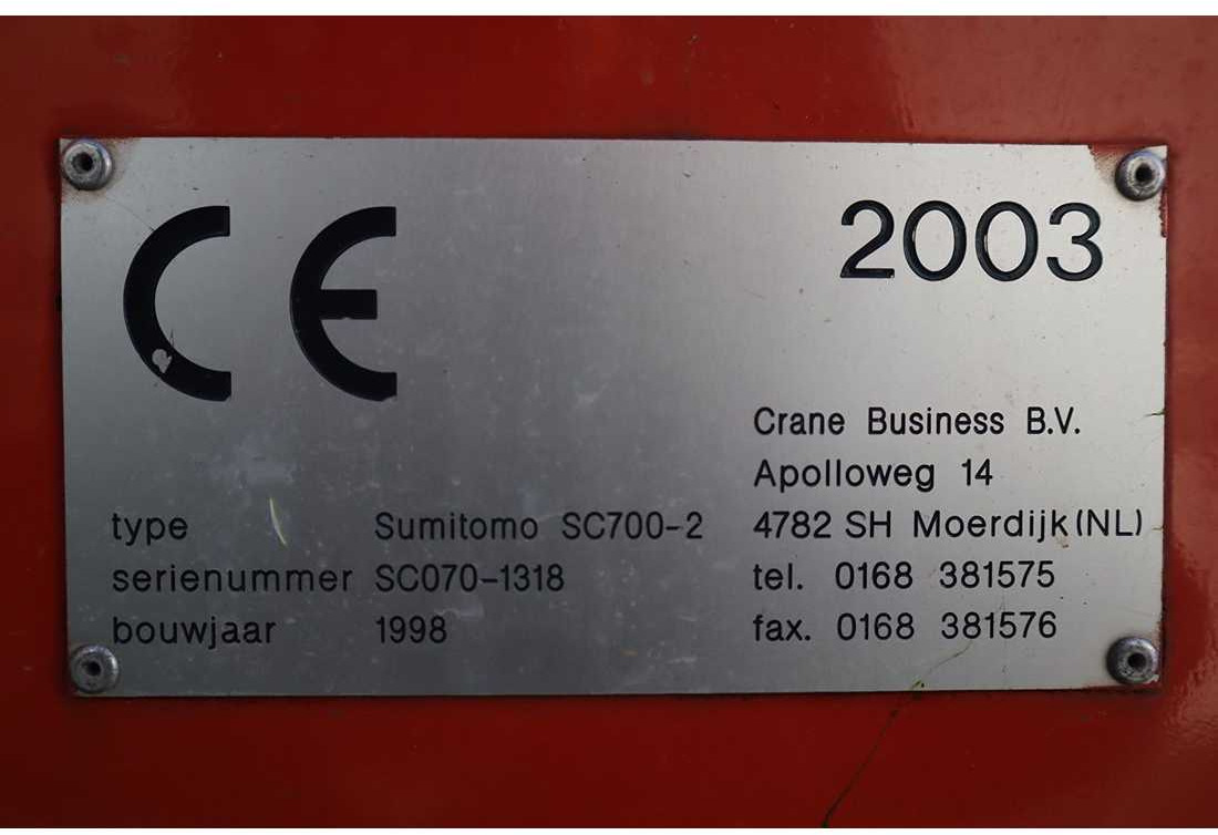 Автокран Sumitomo SC700-2: снимка 41