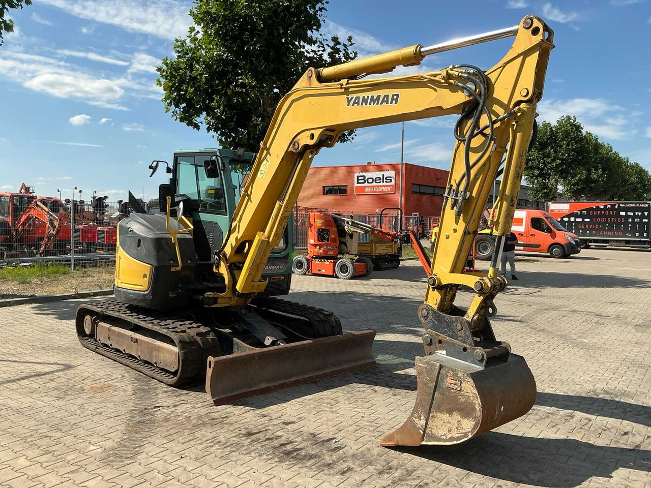 Yanmar ViO80-U - Верижен багер: снимка 5 Yanmar ViO80-U - Верижен багер: снимка 5